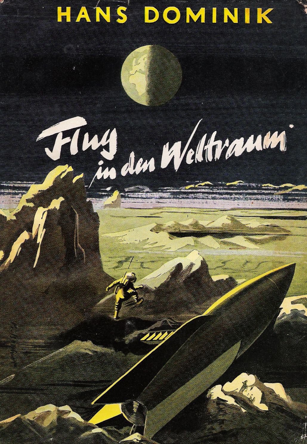 Einband des Buches „Flug in den Weltraum“